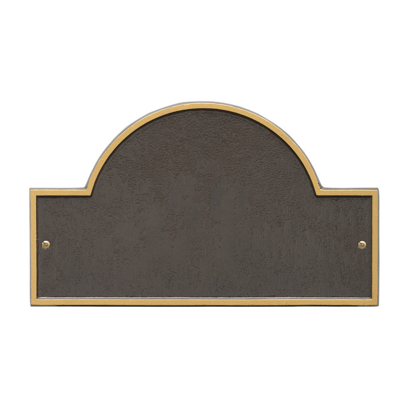 Arch Address Plaque With House Number and Street Name