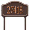 Chic Estate Address Plaque Lawn Mounted