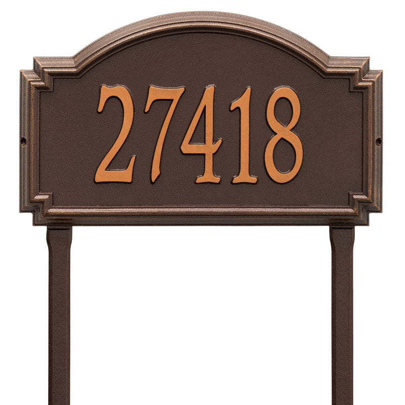 Chic Estate Address Plaque Lawn Mounted