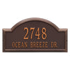 Alluring Arch Estate Address Plaque with Two Lines