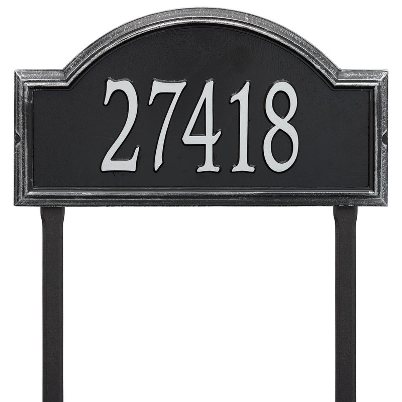 Alluring Arch Lawn Address Plaque