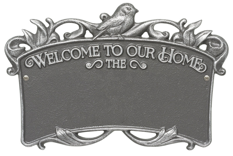 Welcome to Our Home Plaque