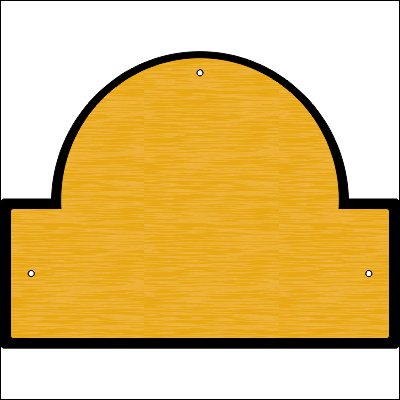 Arch Address Plaque