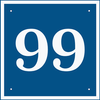Square House Number Sign