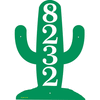 Cactus Address Sign